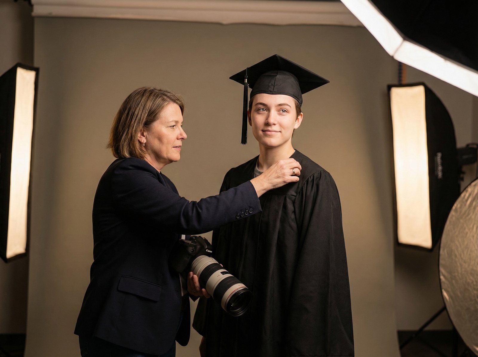 Graduation portrait ceremony at Rise Academy, San Antonio