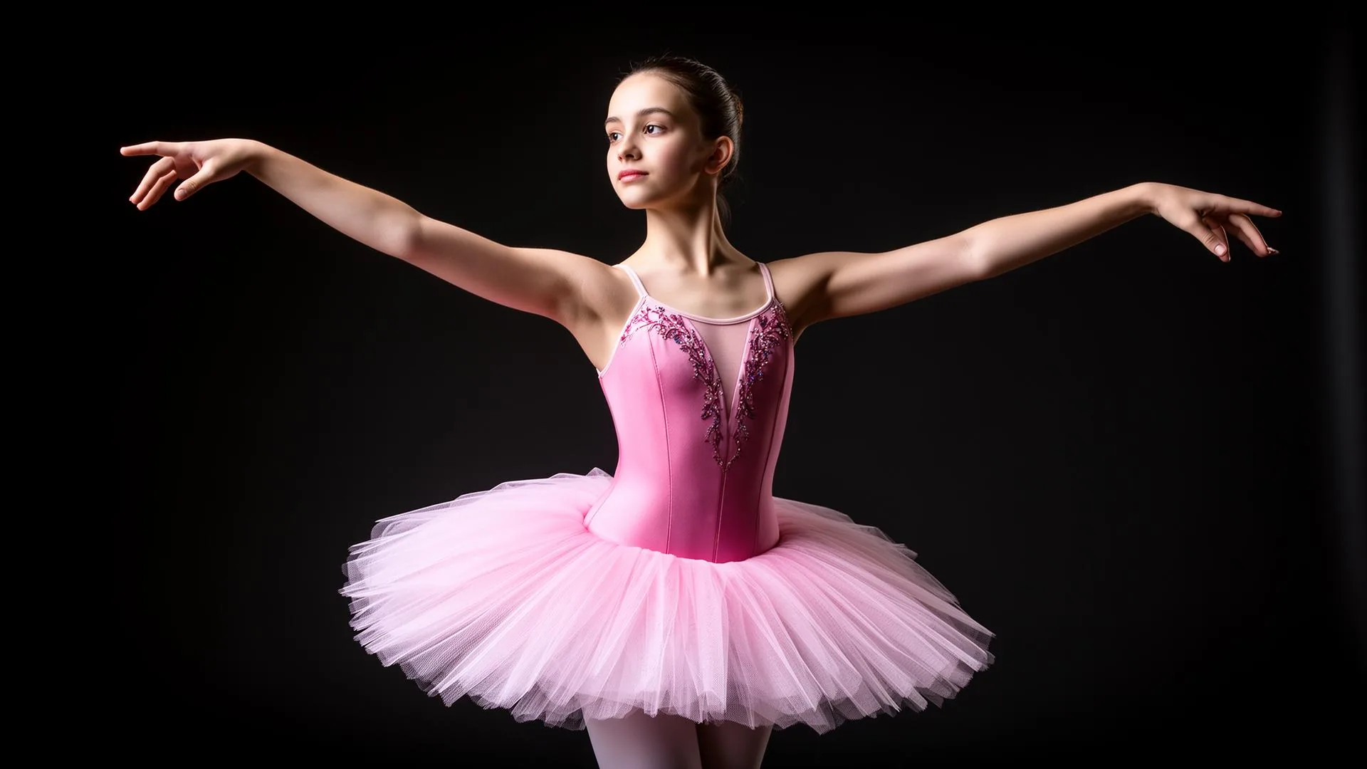 Dancer during performance