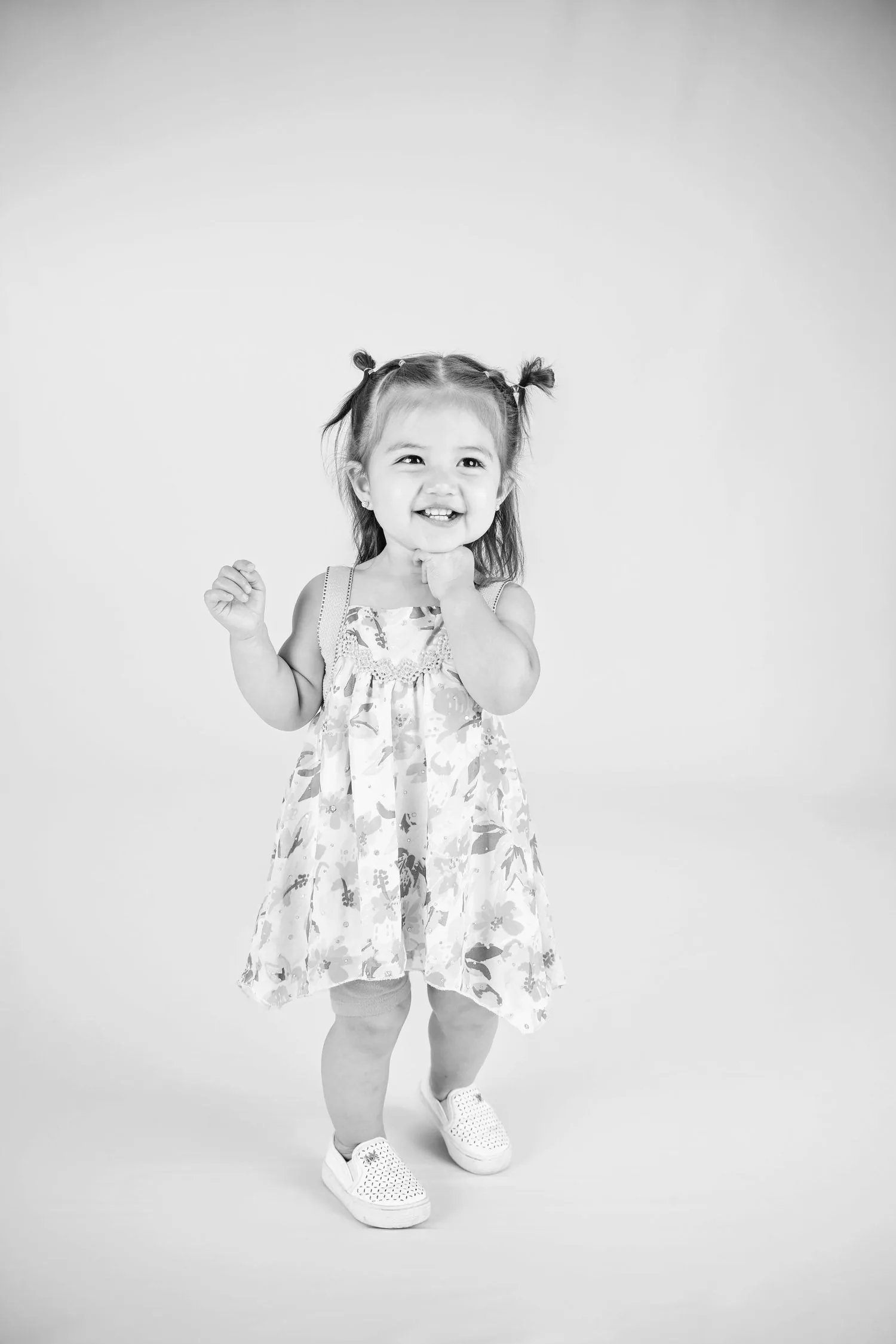 Patiently photographed infant or toddler portrait 4