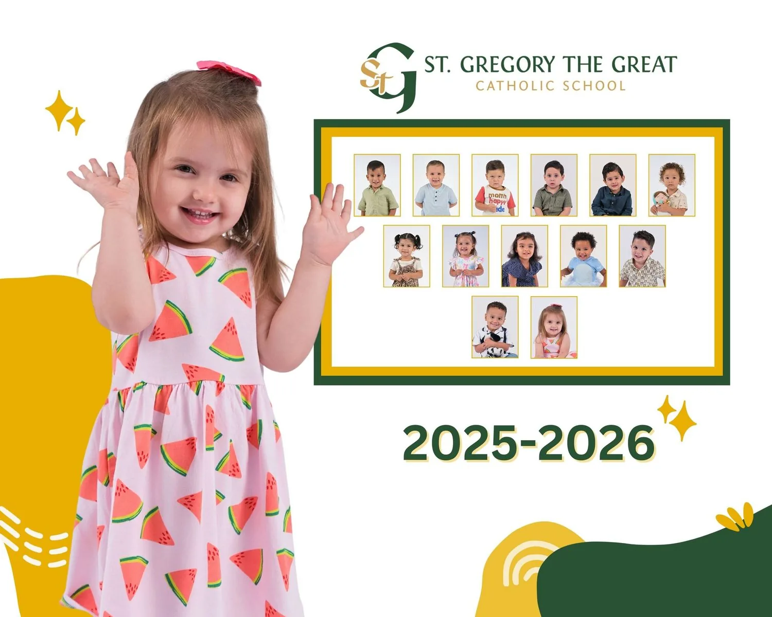 Daycare class group picture