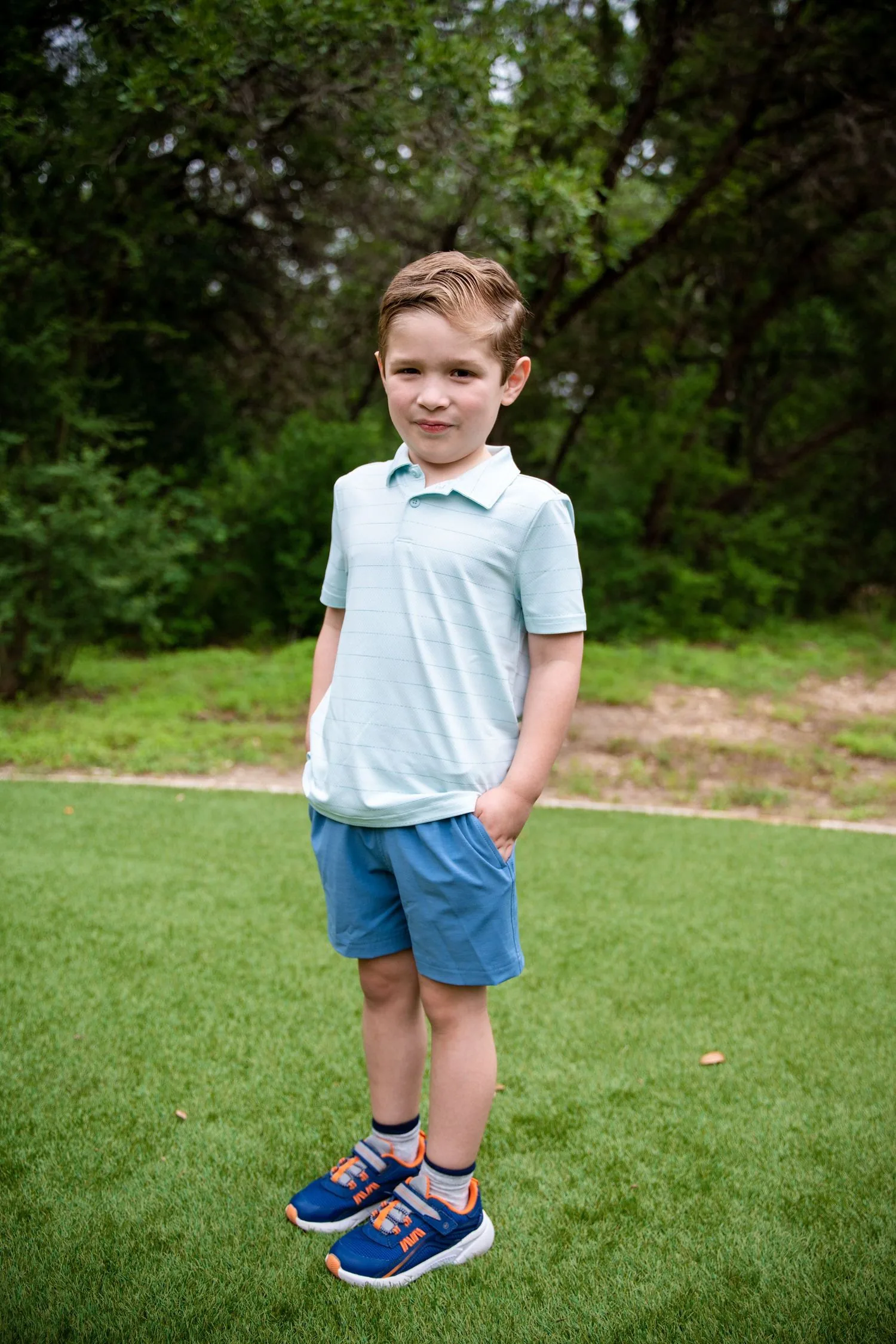 Natural-light outdoor preschool portrait 7