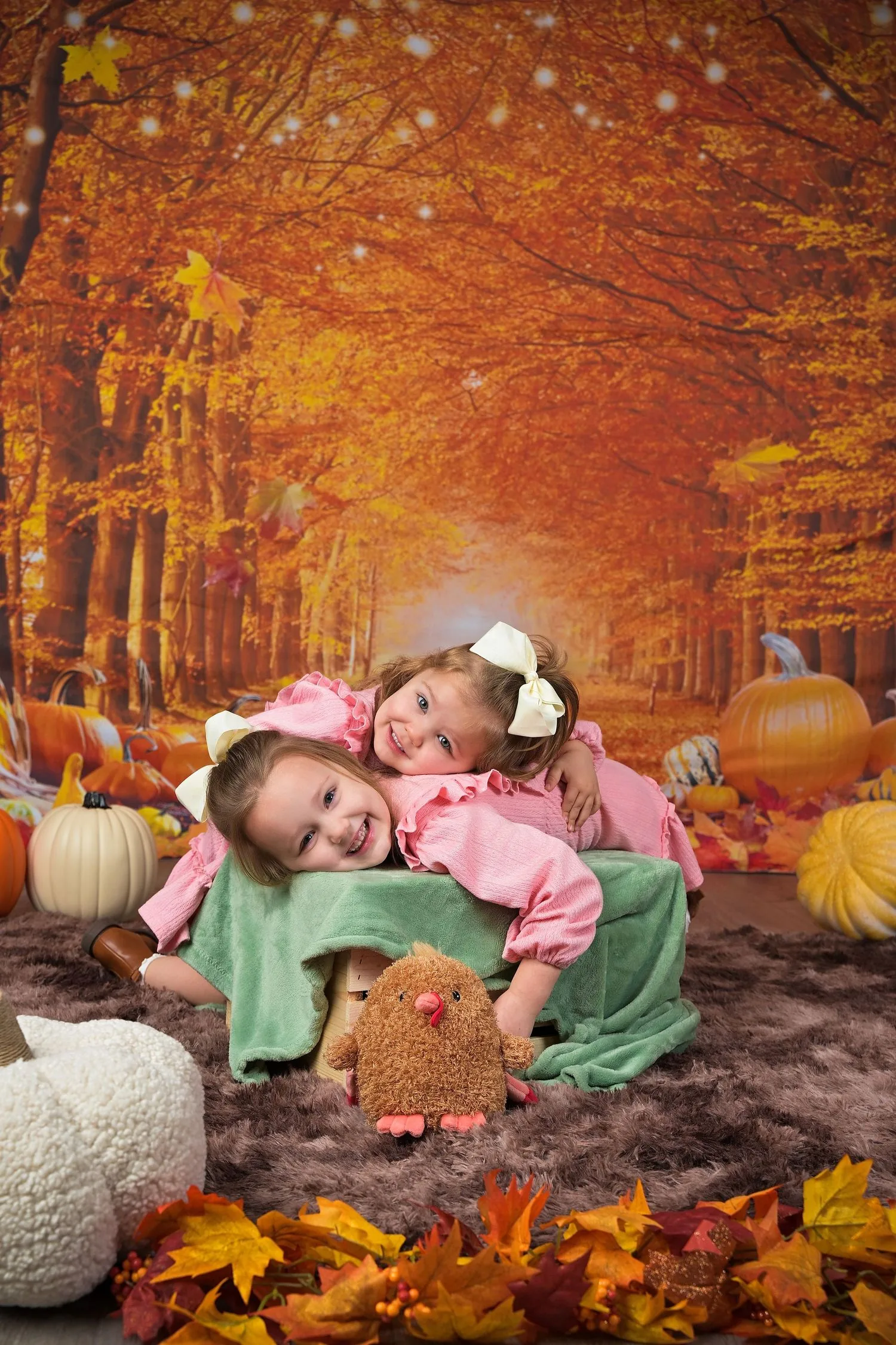 Preschool portrait with a traditional or themed background 6