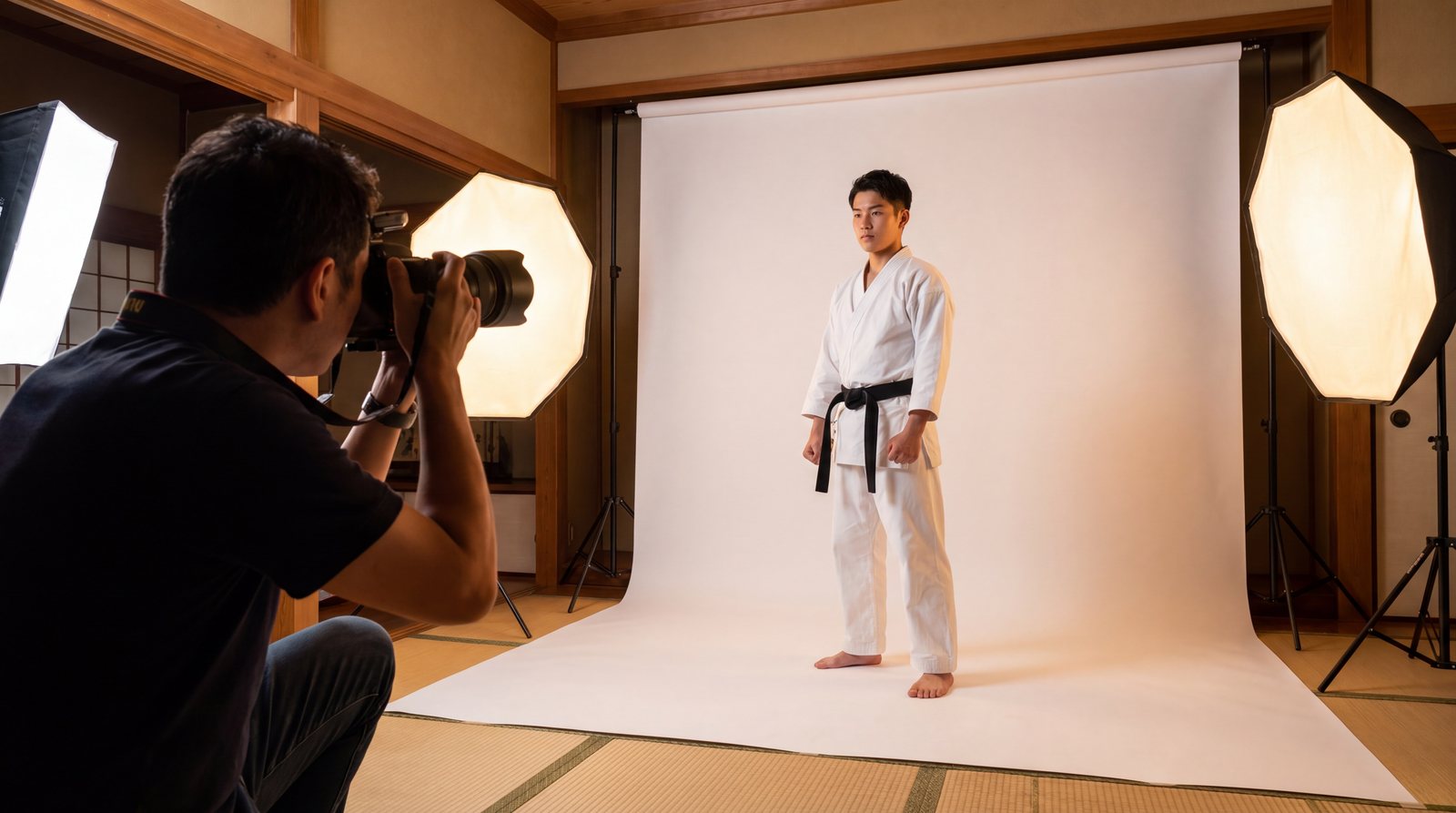 Martial arts picture day session