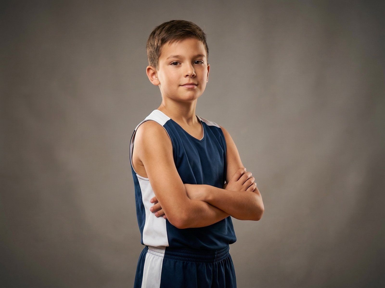 Youth basketball player professional portrait